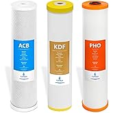 EXPRESS WATER FLTWH2045CKP1 Whole House Replacement Filter, 3 Count (Pack of 1), White