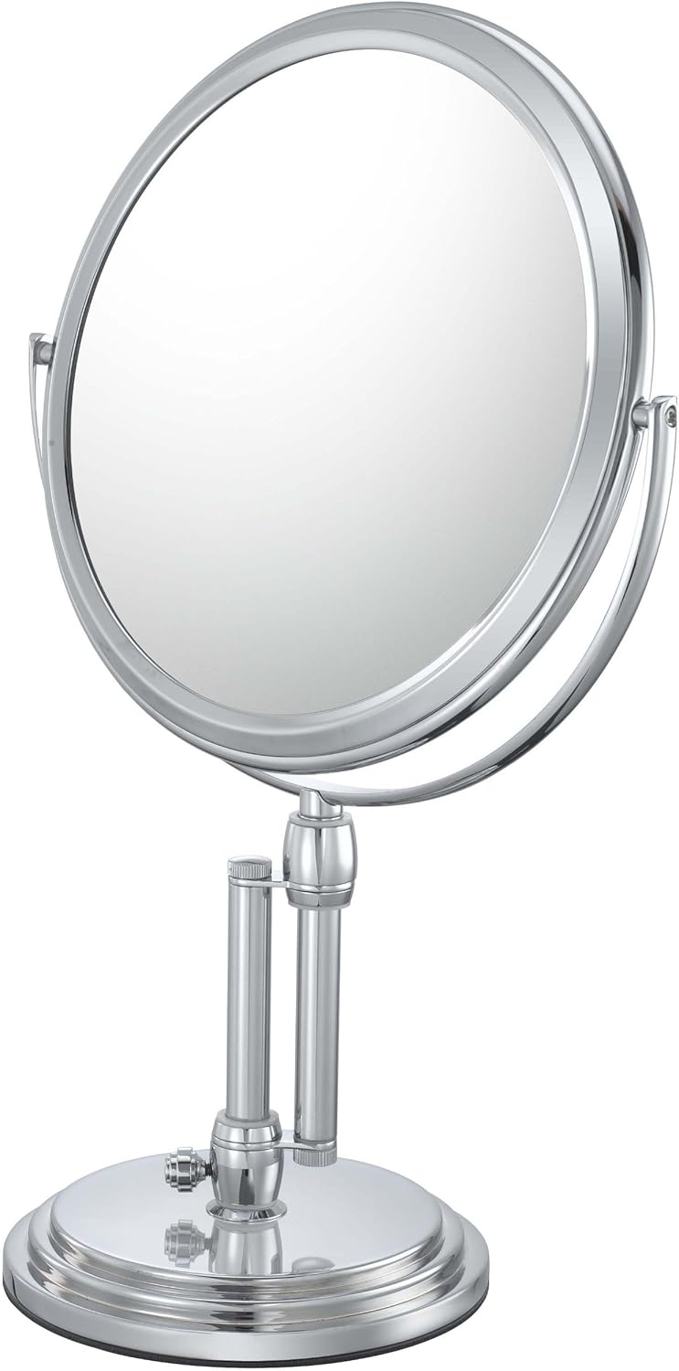 Mirror Image 83745 Adjustable Vanity Mirror with Chrome