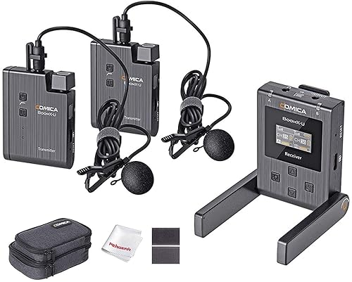 comica BoomX-U U2 48-Channels Wireless Lavalier Microphone System