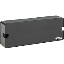 EMG 40DC Active Ceramic 5-String Bass Pickup - Black, Humbucker With Solderless Wiring