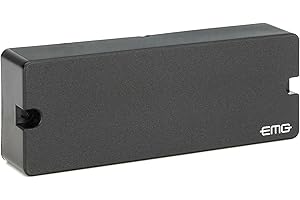 EMG 40DC Active Ceramic 5-String P-Bass Guitar Pickup, Black