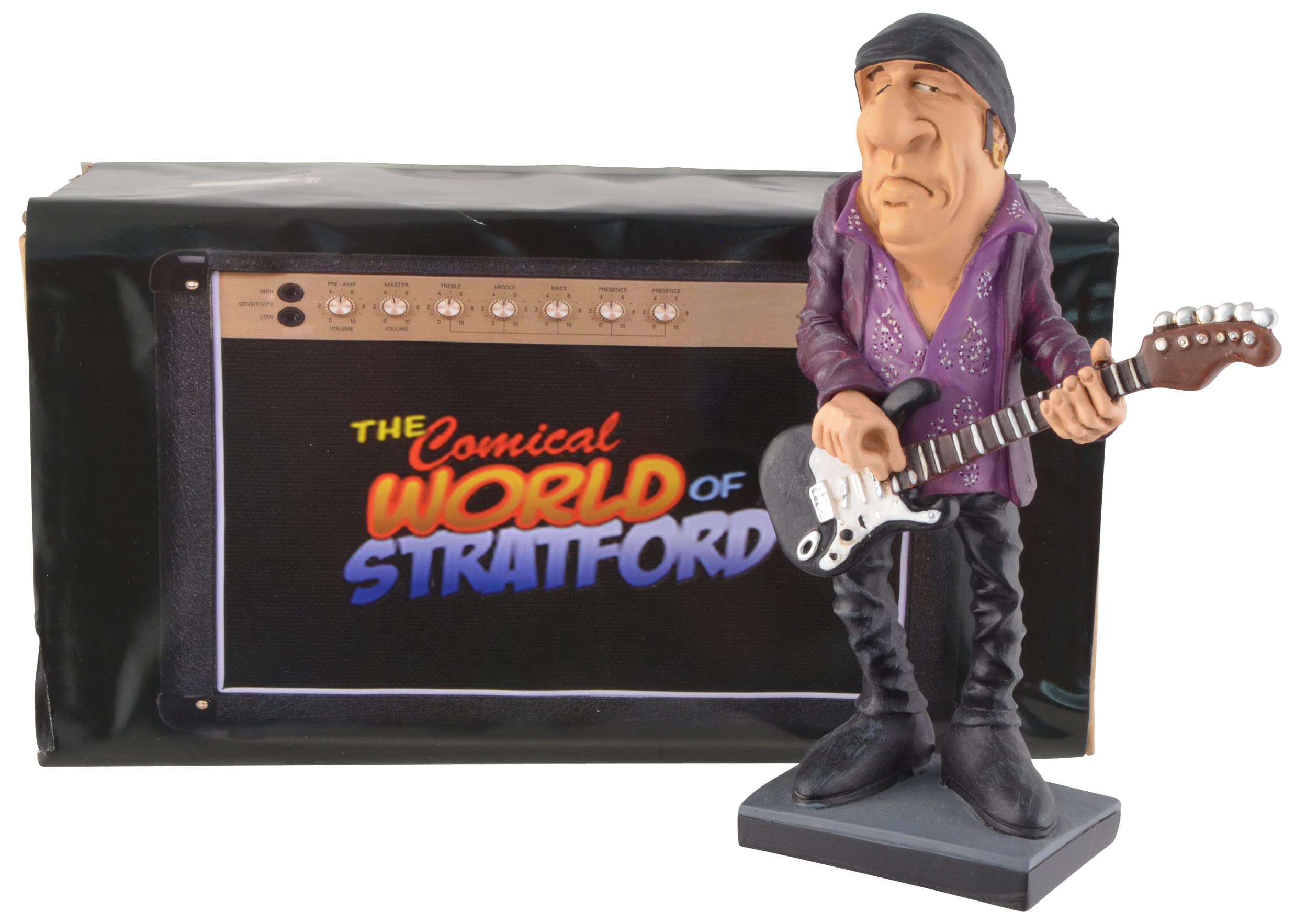 VOGLER Joh. Vogler GmbH Funny Life - Rockstar Steve Where is The Boss? Hand Painted Artificial Stone Warren Stratford Collection
