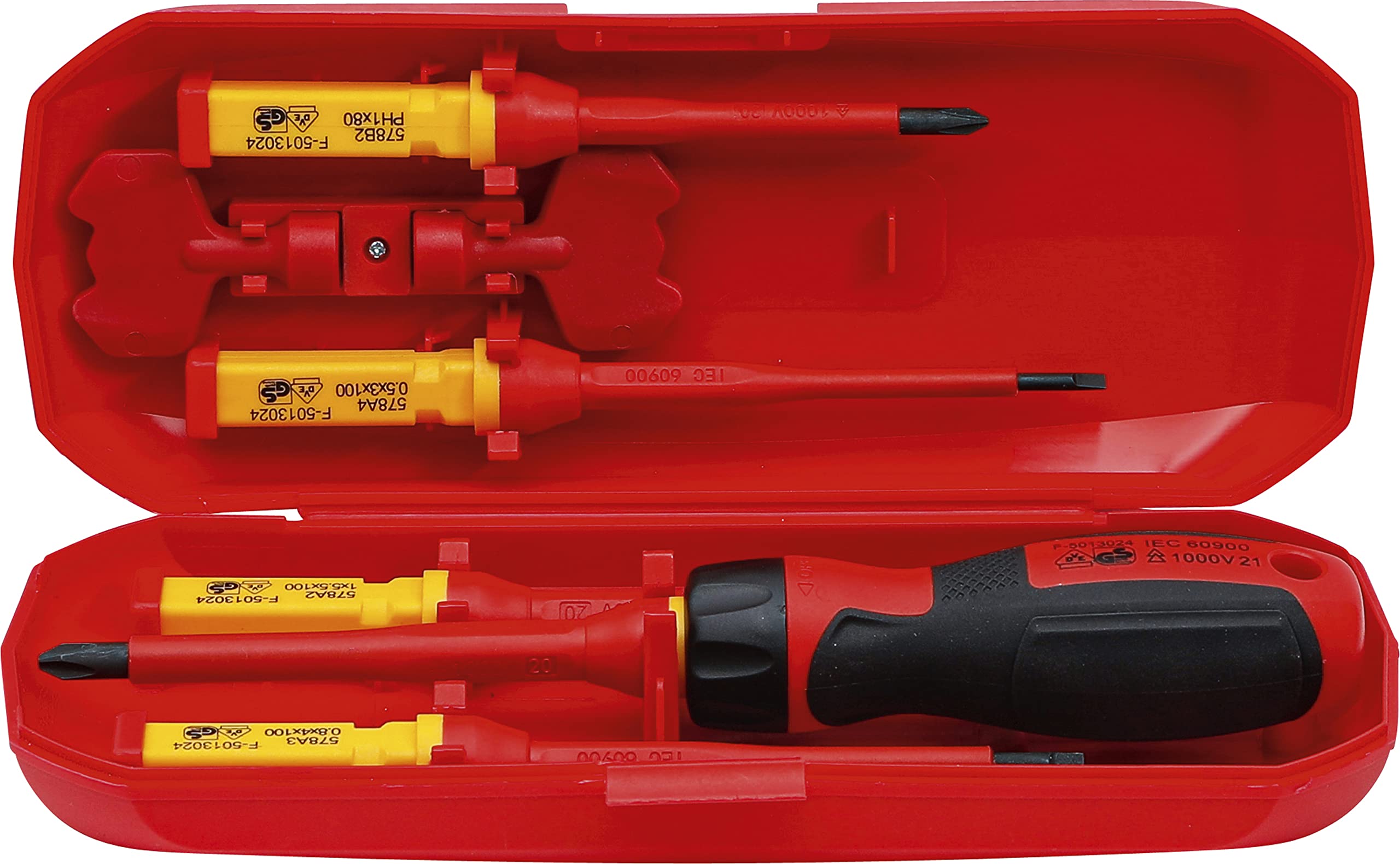 BGS 35813 | VDE Screwdriver Set | with Interchangeable Blades | 8 pcs.