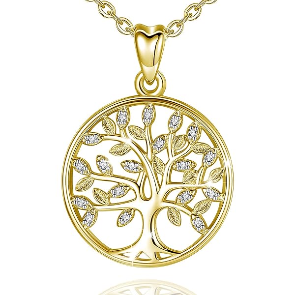 Collier Et Boucles D’oreilles Arbre De Vie – Violet – Ann Peden – Livraison Gratuite
