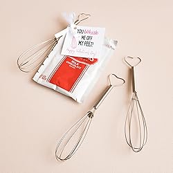 Mini Whisk with Heart Shaped Handles | Set of 12