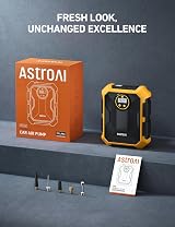 AstroAI Tyre Inflator 12V DC Portable Air Compressor 101 PSI with LED Light view 5