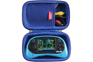 Hermitshell Travel Case for EASEGMER Kids Handheld Game Portable Video Game Player (Blue)