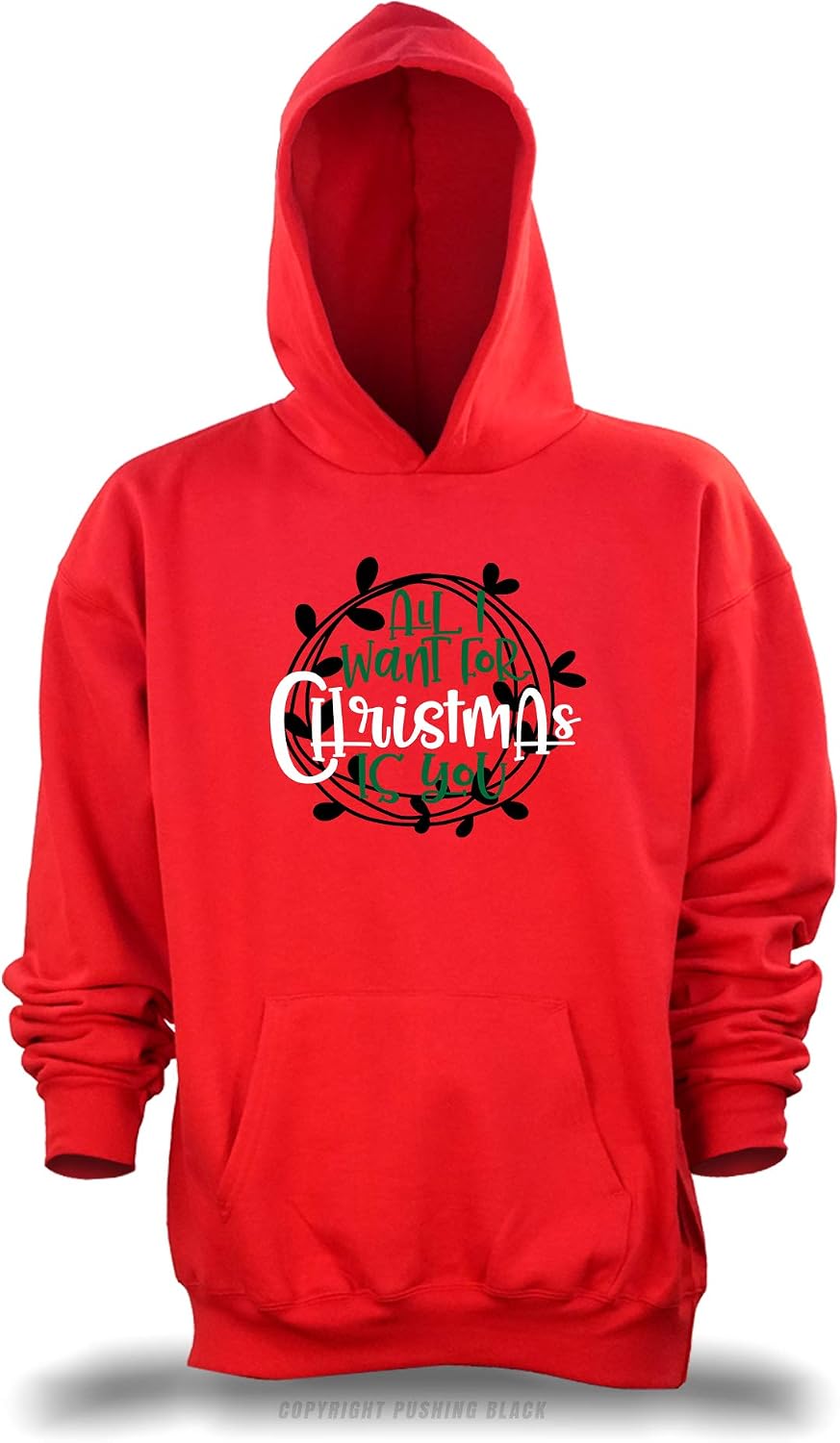 You Unisex Pullover Hoodie Red 