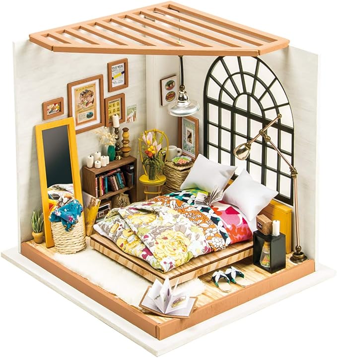 Rolife DIY Miniature Dollhouse Kits with Accessories and Furniture
