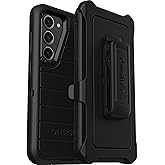 OtterBox Galaxy S23 (Only) - Defender Series Case - Black, Rugged & Durable - with Port Protection - Includes Holster Clip Kickstand - Microbial Defense Protection - Non-Retail Packaging