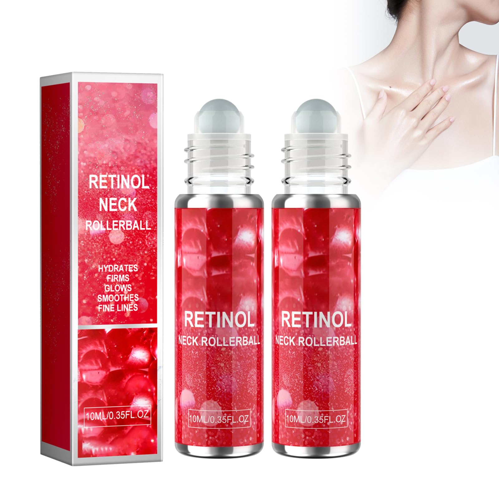 Retinol Neck Neck Facial Care, 2 Pieces Retinol Cream Against Pleats Retinol Cream For Face And Neck, Retinol Moisture Cream Face Cream For All Skin Types