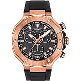 Tissot T-Race, Swiss Quartz Chronograph, 45mm, Black Dial, Men's Watch