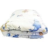 Cuite Pumpkin Baby Toddler Comforter for Crib Bed,Warm Down Alternative Infant Comforter for Mini Crib,Pack n Play,40x 40 Small Quilt for Boys and Girls,Thick Baby Quilted Blanket for Daycare (Blue
