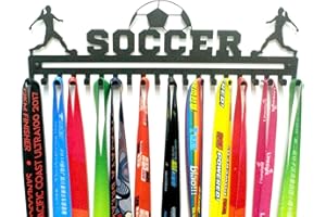 URBN BY MODERN HOME FINISHINGS Ball Sports Medal Hangers, Medal Holder Ribbon Display & Award Medal Racks, Great Gift for Kids and Adults, Easy Install