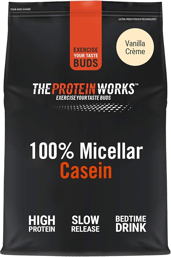 THE PROTEIN WORKS 100 Micellar Casein Protein Powder Slow Release