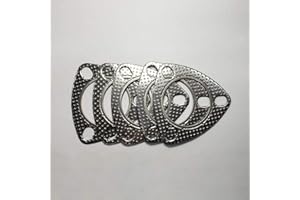 TICON 2.25" 3 Bolt MLSG High Temp Exhaust Gasket w/SS Fire Ring (Qty 5)