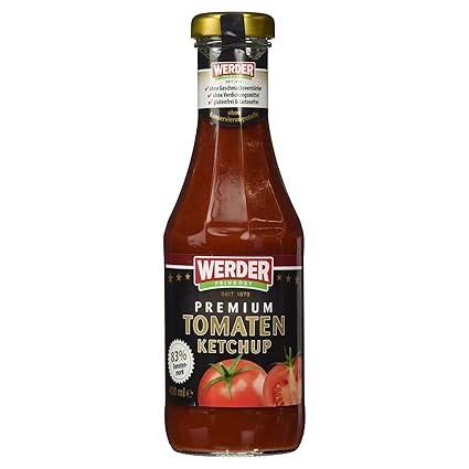 Werder Premium Tomatenketchup 450 Ml Amazon De Lebensmittel Getranke