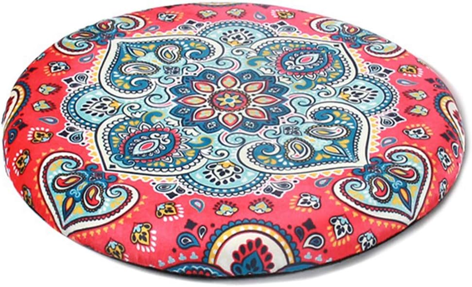 Sigmat Memory Foam Seat Cushion Anti-Slip Soft Round Stool Cushion Chair Pad 20 Inch Purple
