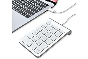 USB C Wired Number Pad for Mac - 10 Key USB Keypad, Type C Numeric pad, Number Keypad for Keyboard and Number Pad for Laptop,