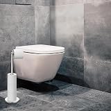 Topsky Free Standing Toilet Roll Holder Stainless Steel 4-5 Jumbo Rolls Silver view 6