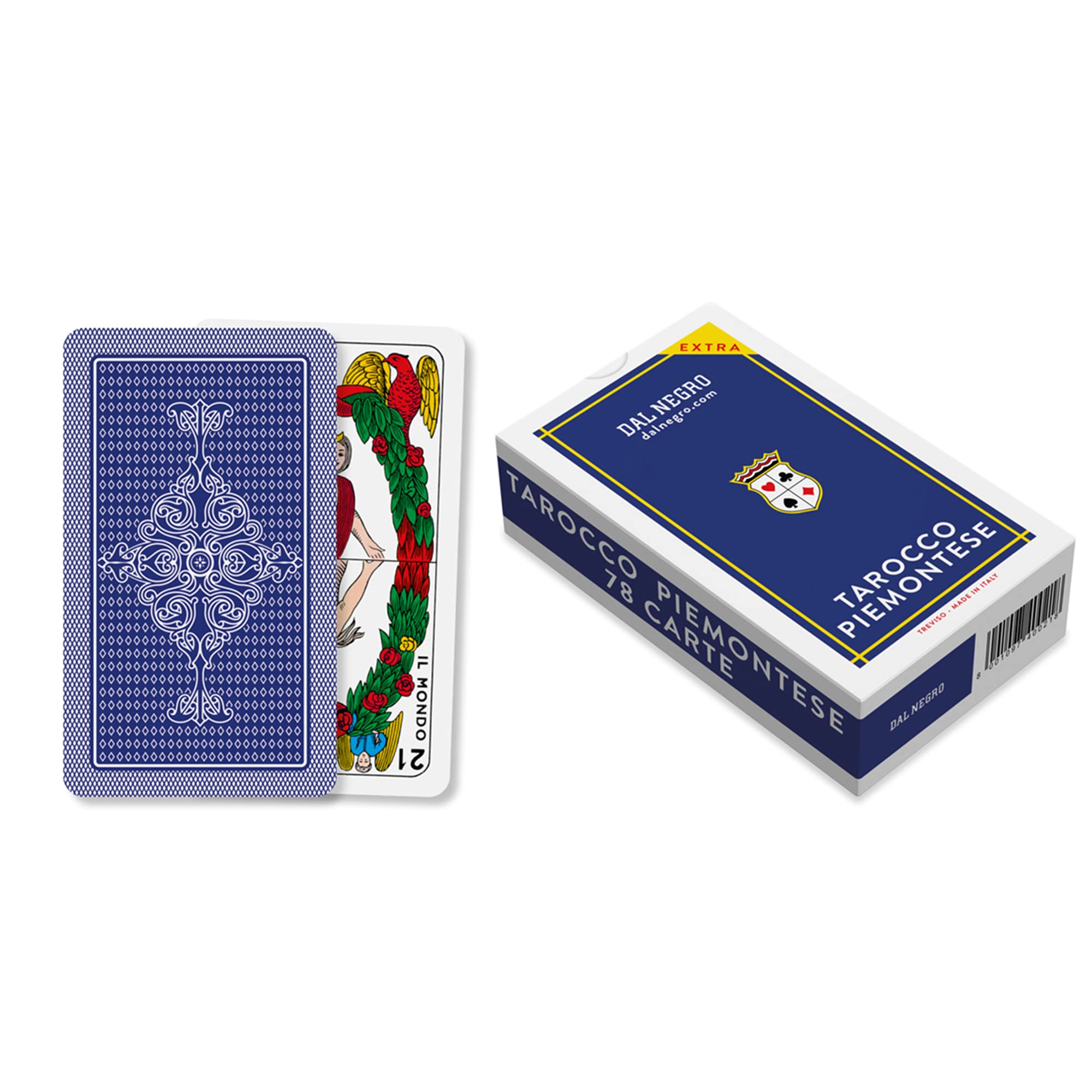 Dal Negro - Piedmont Tarot Cards, Blue Colour 040021