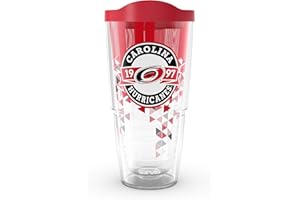 Tervis NHL Carolina Hurricanes - Shatter Made in USA Double Walled Insulated Tumbler Travel Cup Keeps Drinks Cold & Hot, 24oz, Classic
