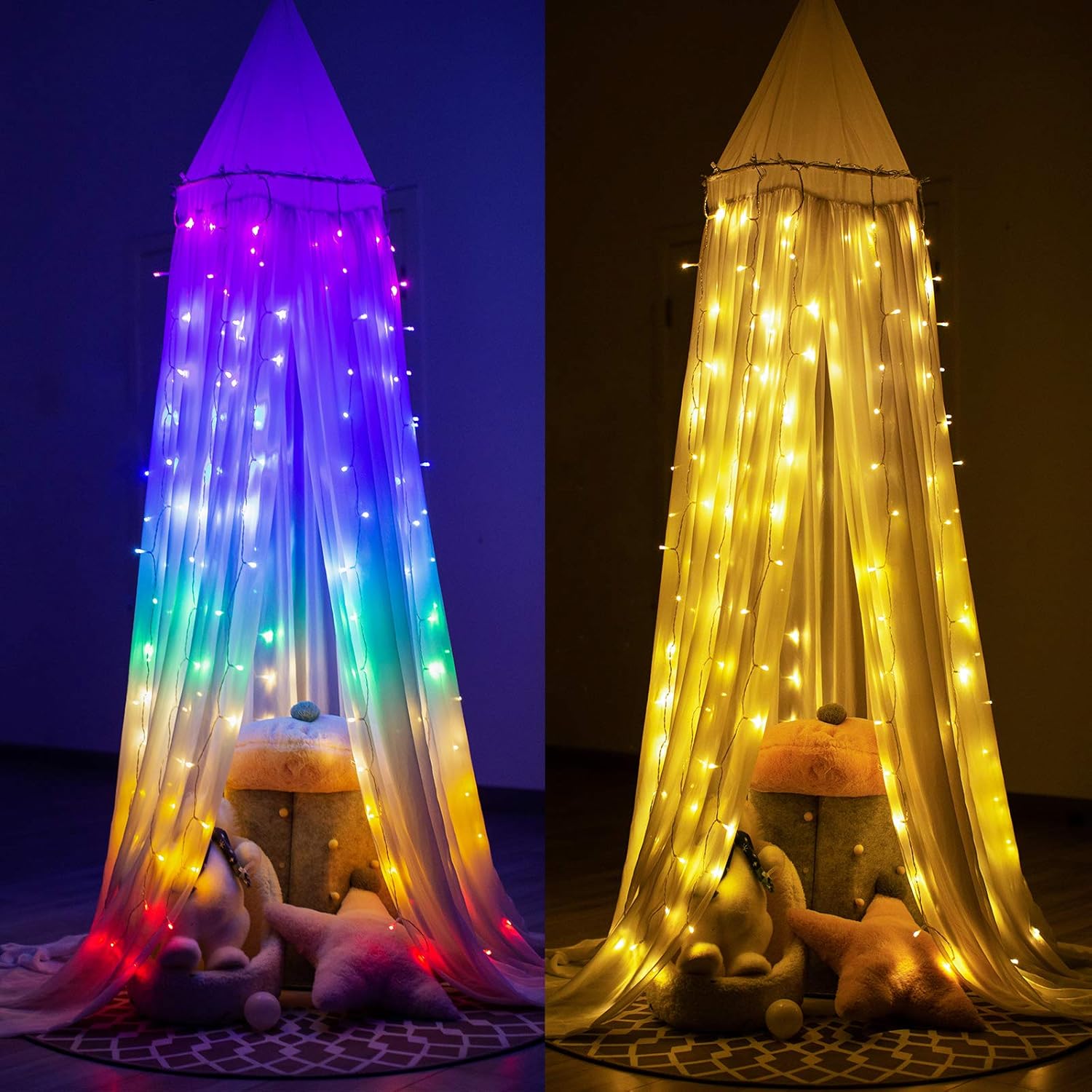 Curtain String Lights Led Curtain Lights for Bedroom Color