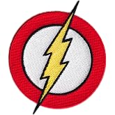 The Flash - Classic Lightning Bolt Logo - Embroidered Iron on Patch