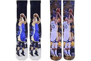 Forever Fanatics Youth Boys Basketball Socks Set Lucky Number Mens Sports Athletic Crew Socks Set
