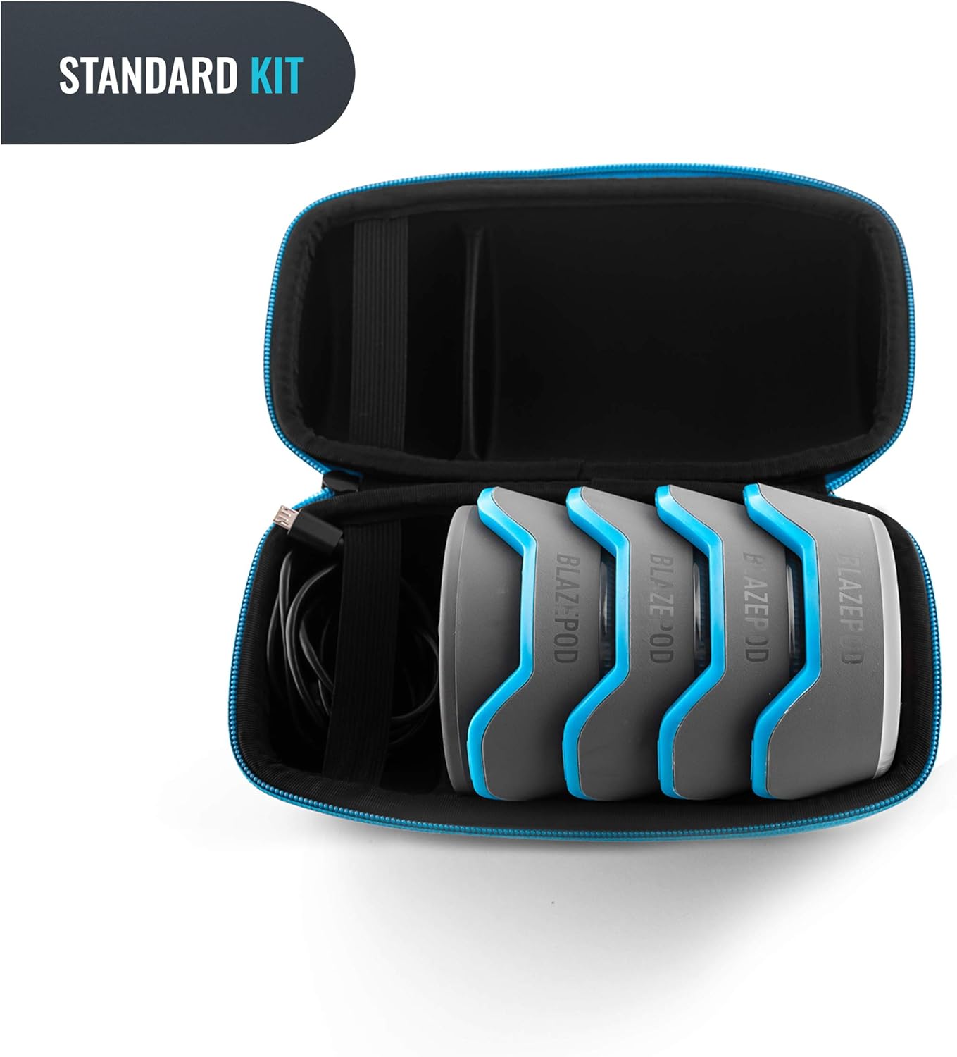 BlazePod Flash Reflex Lights and Reaction Training System, Challenging Activities to Improve Speed and Agility - for Athletes, Martial Arts, Soccer, Boxing, Basketball, Coaches and Trainer (4 Pods) : Sports & Outdoors