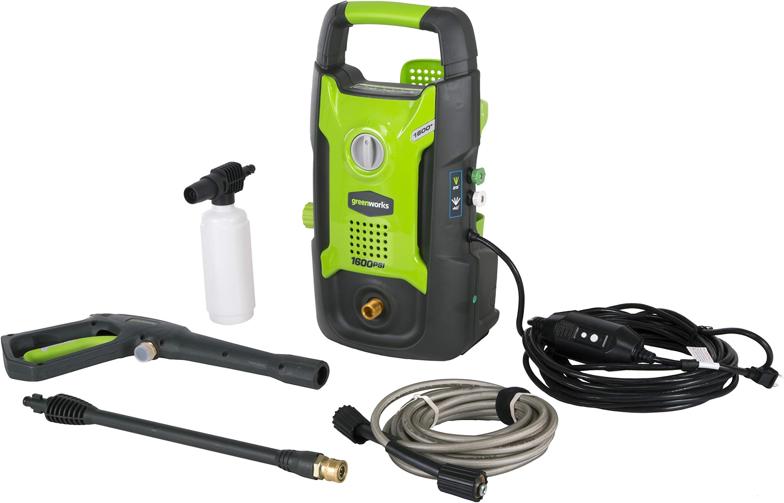 GreenWorks 1600 PSI 13 Amp 1.2 GPM Pressure Washer GPW1602