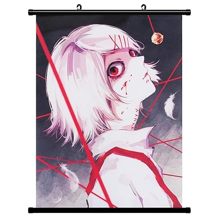 Wallscroll Wandbanner für Tokyo Ghoul Suzuya Juuzou Juzo Kakemono Rollbild Wandbild Stoff Poster Anime