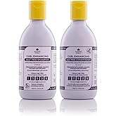 Nature Spell Curl Shampoo & Conditioner Set, Sulfate & Paraben Free, Moisturizes & Hydrates Kinks, Coils & Curls, with Coconut Oil & Aloe Vera, Color Safe, For All Curl Types, Vegan, 10.14 fl oz Each