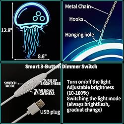 Jellyfish Neon Sign Personalized Neon Light Sign