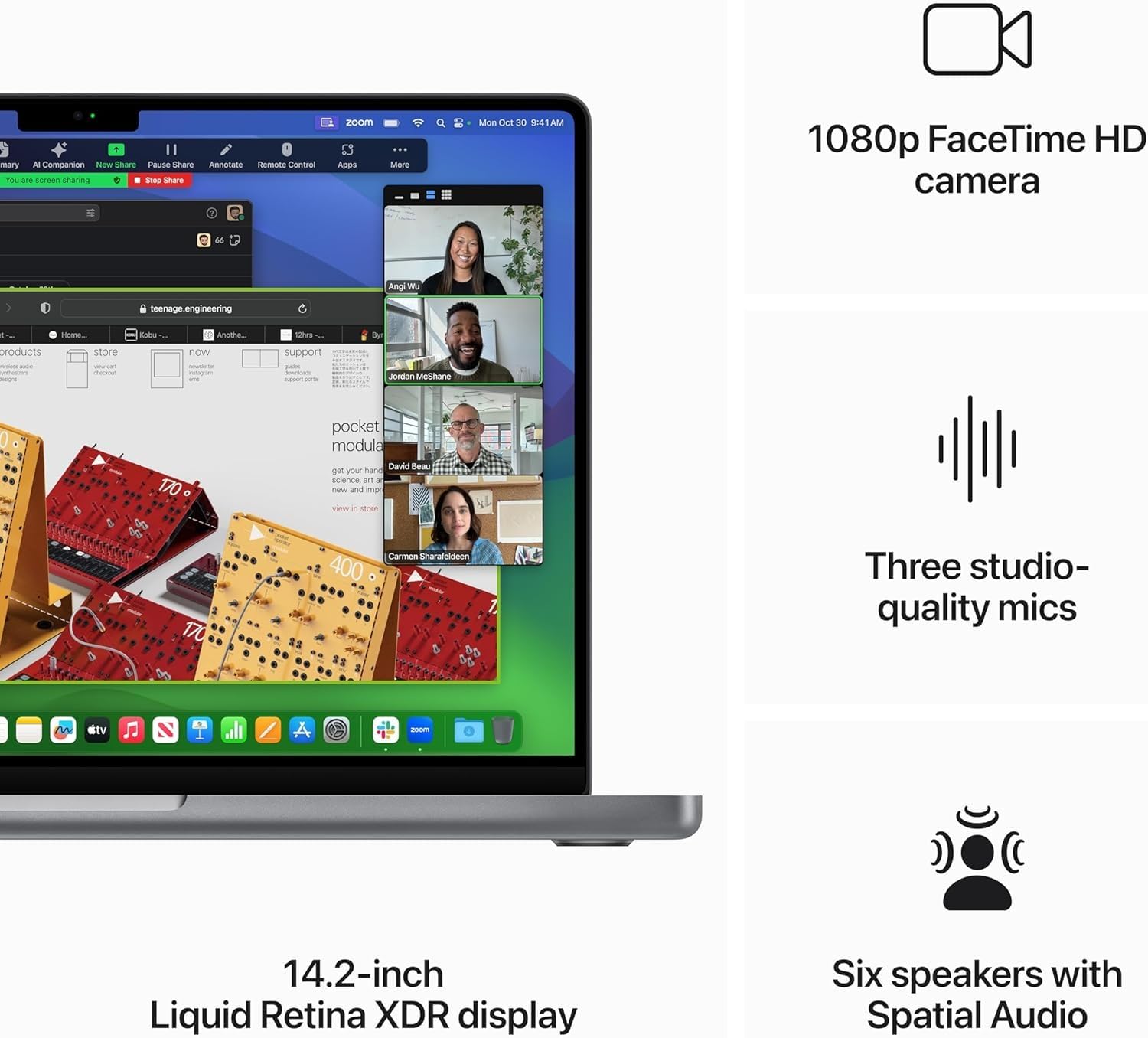 Apple 2023 MacBook Pro with Apple M3 chip 14-inch, 8GB RAM, 512GB SSD Space Gray (Renewed)