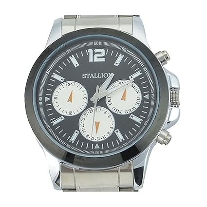 Black Multi Analog Watch