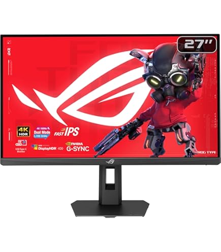 Amazon.com: ASUS ROG Strix 27” 4K HDR400 USB-C Gaming Monitor