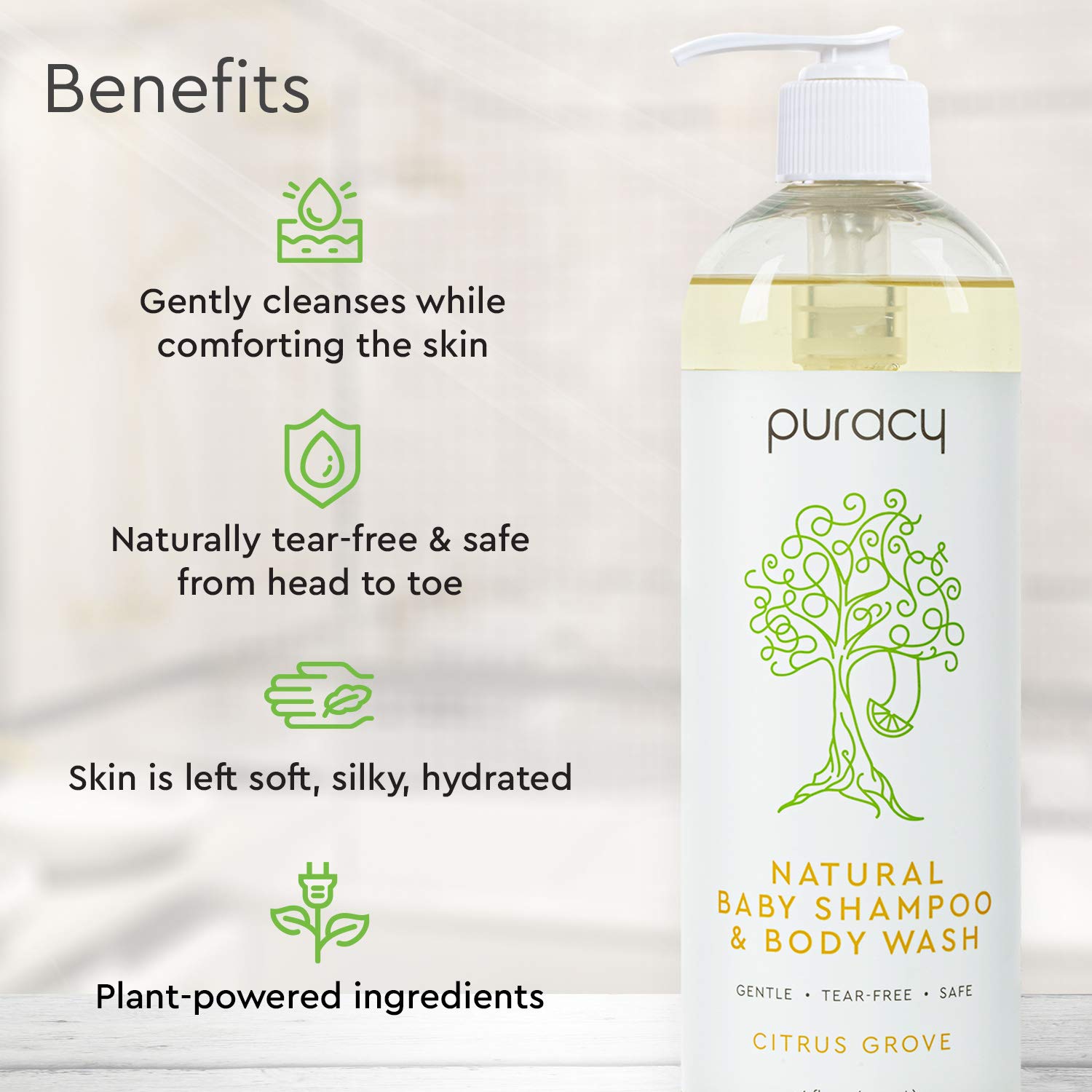 puracy natural baby shampoo