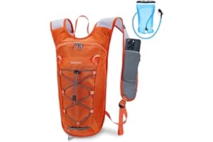 Hydration Backpack Pack with 2L Hydration Bladder Water Backpack for Hiking Running Cycling