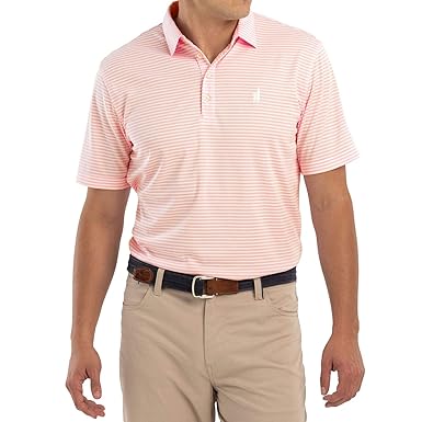 Mens Pink Polo