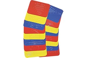 Roylco Teach Me Shapes Rubbing Plate, 4 X 5-1/4 in, Set of 16