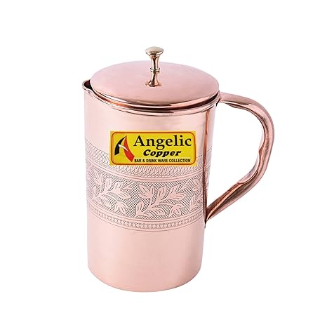 Angelic Copper Emborsed Jug, 1.5 litres, Brown