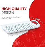 Essen 2-Pack Serving Tray Set Non-Slip with Handles 16 x 11 in Black view 2