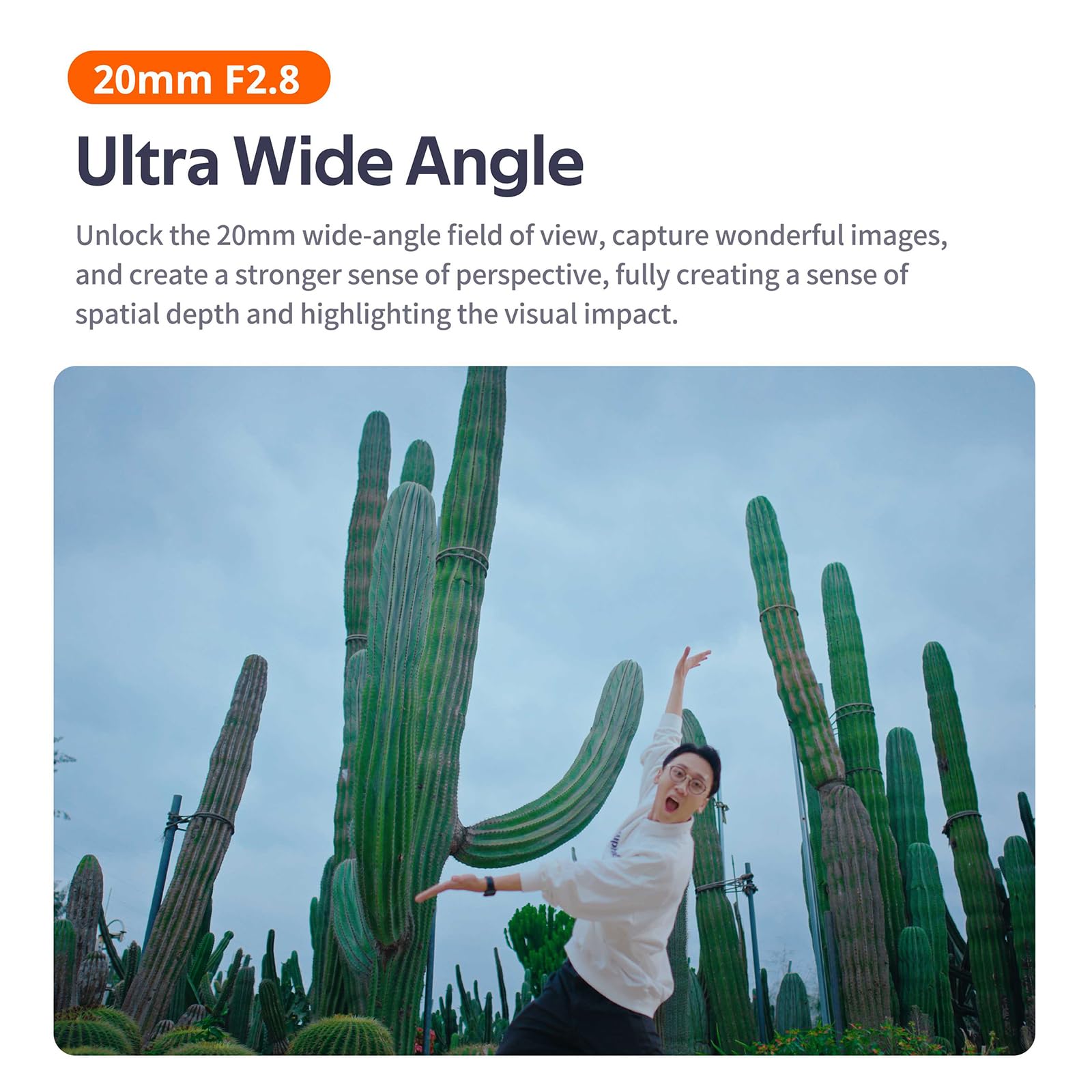VILTROX 20mm F2.8 FE für Sony E Mount,AF 20mm f/2.8 E-Mount Vollformat Objektiv,Prime Weitwinkelobjektiv für Sony Alpha a7 a7III a7R a7RII I a7RIV a7S a7SII a9 a7C a6700 zv-e100 a6600 a6400 a7iv a7ii 6
