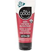 All Good Baby & Kids Sunscreen Lotion for Face & Body - UVA/UVB Broad Spectrum, SPF 30, Zinc Oxide, Coral Reef Friendly, Water Resistant - Zinc, Shea Butter, Coconut Oil, Aloe (3 oz)