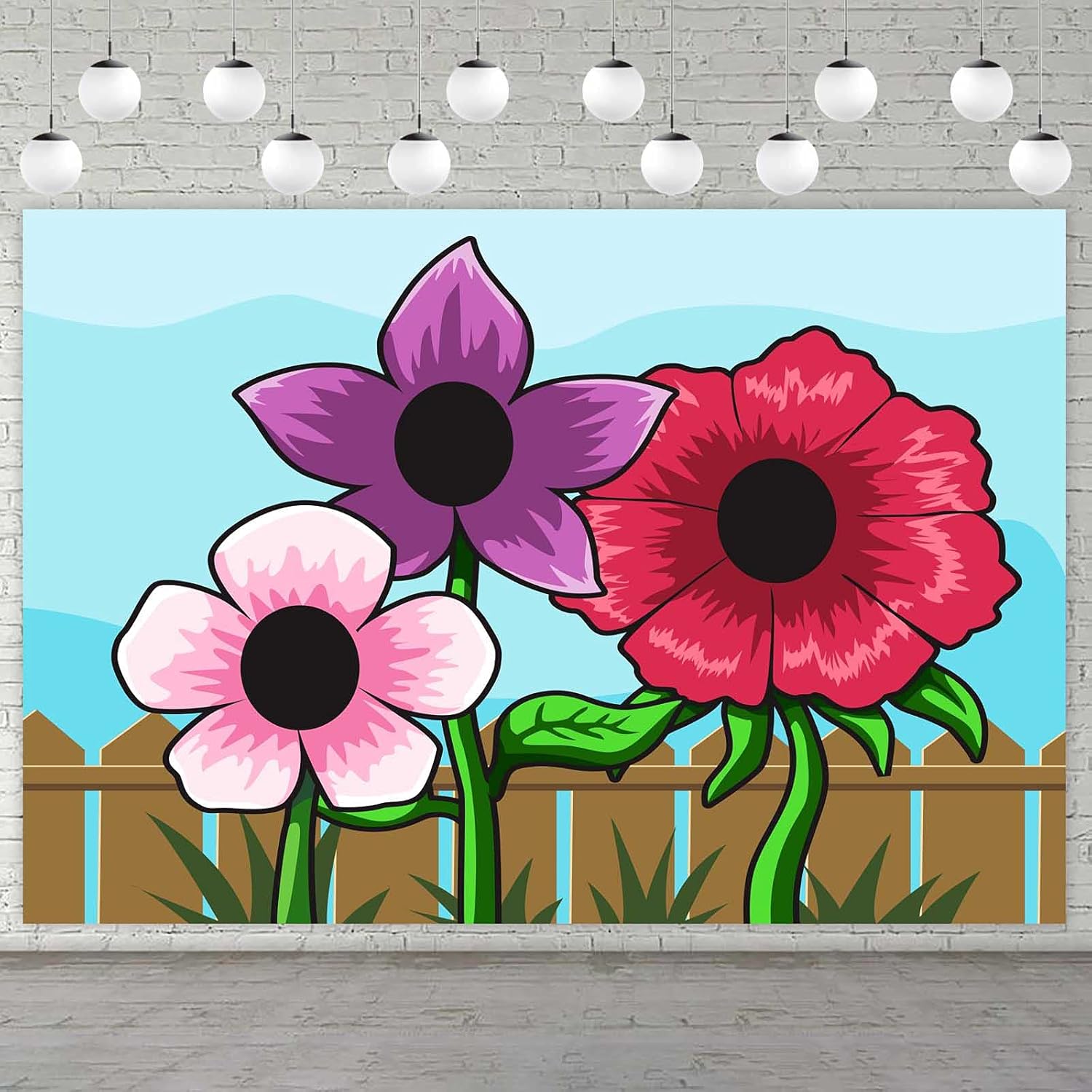 Enjoy Saving 30 50 Off Flowers Photo Door Banner Backdrop Large Violet Plum Blossom Face Background Pretend Play Party Game Photo Props Plant Floral Theme Decor For Birthday Party Baby Shower Favor Supplies