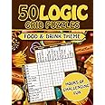 50 Food & Drink Themed Logic Grid Puzzles | Hours of challenging fun | Logic Puzzle Book for Adults: Fun and Challenging Logic Grid Puzzle Book