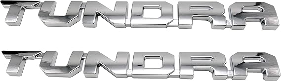 2 Pack Matte Black Tundra Door Emblem Sticker Badges For 2013-2018 SR5 1974 TRD PRO