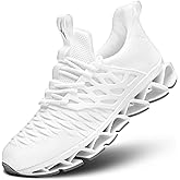 Mens Slip on Walking Shoes Running Blade Tennis Casual Fashion Sneakers Comfortable Non Slip Gym Athletic Sport Trainers