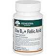 Genestra Brands Bio B12 + Folic Acid - Vitamin B12 - Prenatal Support for Pregnancy - B Energy Supplement - Chewable Folic Ac